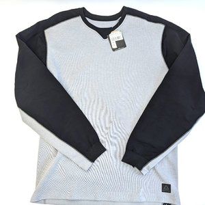 NWT Reebok Training Supply MGH Long Sleeve Sweatshirt Side Zip Size Men's XL